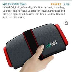 Mifold booster seat